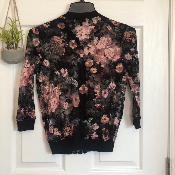 Mesh bomber jacket - Picture 2 of 5